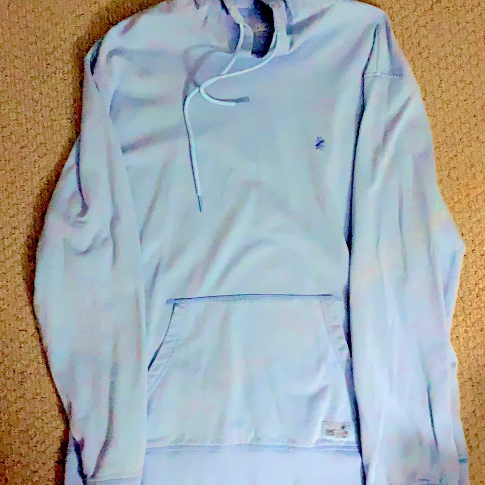 Izod light blue hoodie